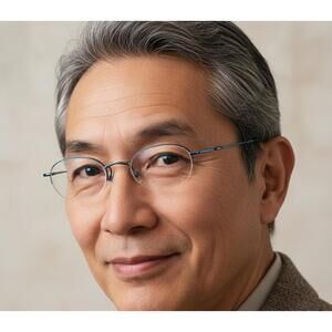 Silhouette Austria Eyeglasses Blue Metal Oval Half-rim